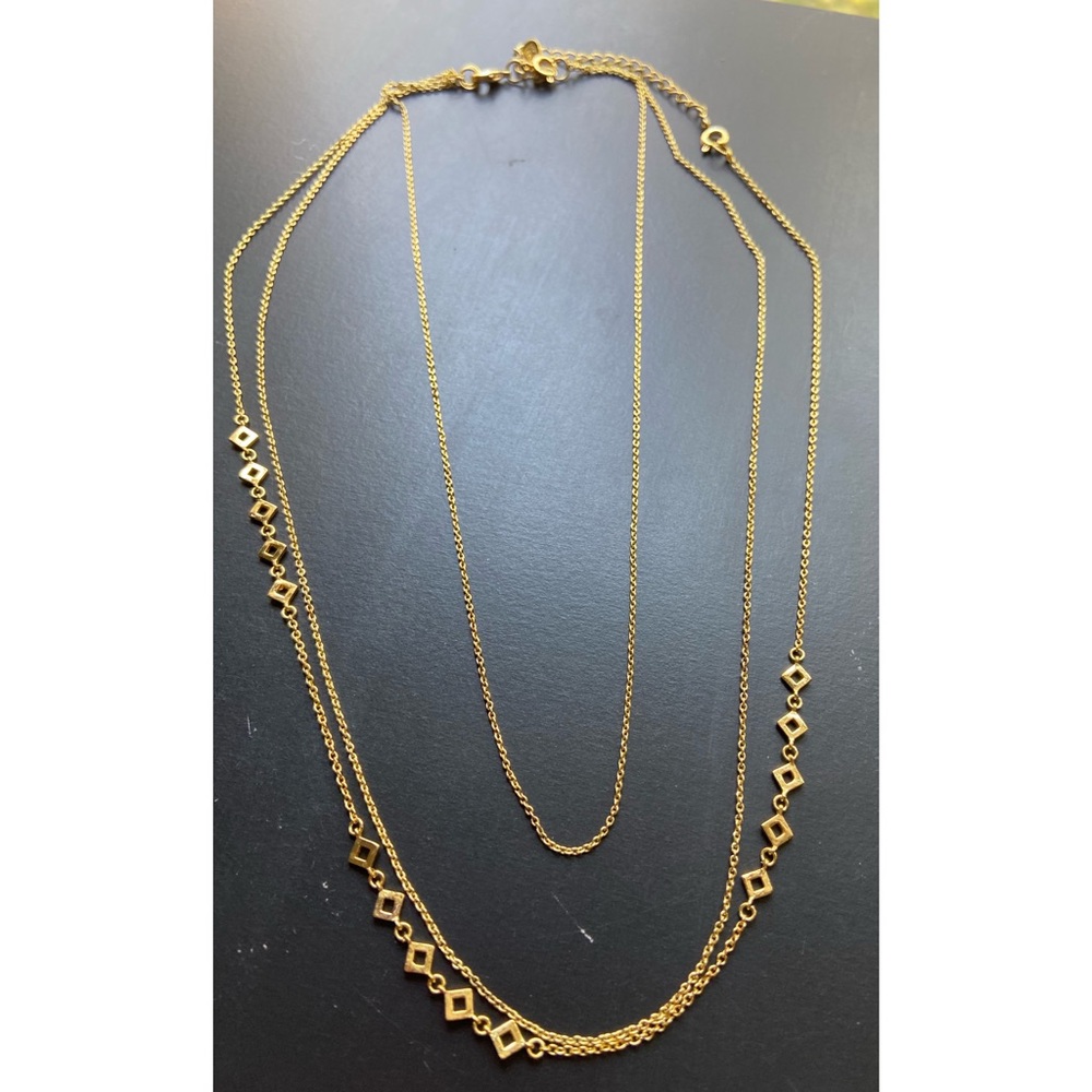 💯 Gorjana layered gold necklace